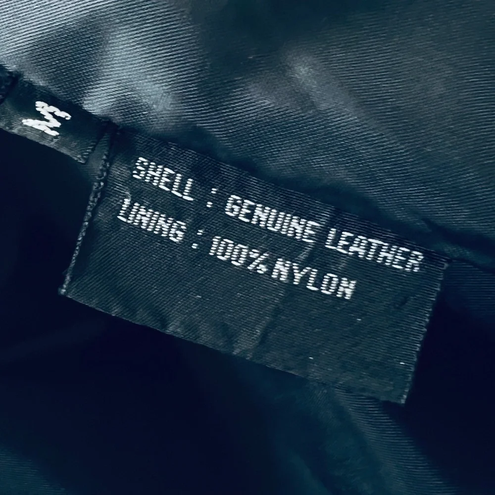 WINLIT New York Size Medium Black Leather Trench Coat Mob Wife Matrix 80s VGC - Picture 12 of 14